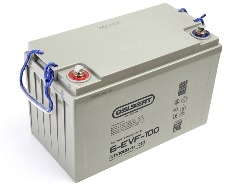 Тяговый аккумулятор Gelbert 6-EVF-100 (12V105A/H C5)