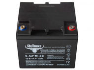 Тяговый гелевый аккумулятор RuTrike 6-GFM-38 (12V41A/H C20)