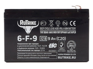 Тяговый аккумулятор RuTrike 6-F-9 (12V9A/H C20)