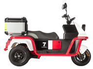 Электротрицикл Wanshida DOUHAO 60V 800Вт (черно-серо-красный)