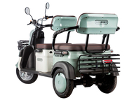 Электротрицикл Gelbert Beta 48V/60V 800Вт (сине-белый)